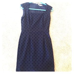 Navy blue banana republic dress
